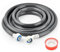 DODUOS 3.3m Washing Machine Inlet Hose, 3/4'' Straight - 3/4'' Angled Water Fill Inlet Pipe Feed Hose, Universal Cold Water Fill Hose with 20m Sealing Tape, Washing Machine Water Supply Pipe