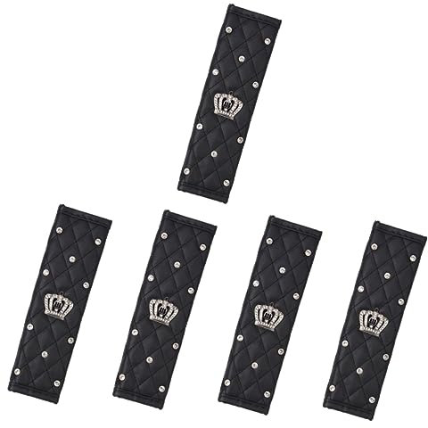 Toyvian 5pièces Housse De Pour Épaule Premium Coussin Confortable Pour Ceinture De Voiture Installation Facile Avec Système De Décoration Élégante Pour Véhicules Compatible Avec
