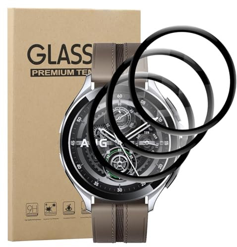 GEJEFA Protector de Pantalla para Xiaomi Watch 2 Pro, [3 Piezas] Flexible Película de TPU Sin Burbujas, Antiarañazos & Alta Definición Película para Xiaomi Watch 2 Pro