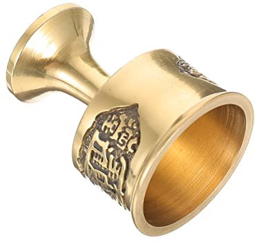 VINTORKY 1pieza Taza De Agua Budista De Cobre para Ofrendas Recipiente Religioso Resistente y Decorativo para Templos y Ritual Accesorio Espiritual De Alta Durabilidad