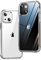Ones Coque Transparente HD Rigide Fine iPhone 15『Antichoc Airbag』『Bord Élevé Protege Caméra Écran』[Anti-Jaunissement] [Antidérapant], PC + TPU Hybrid Protection Silicone Cas pour Apple 6,1