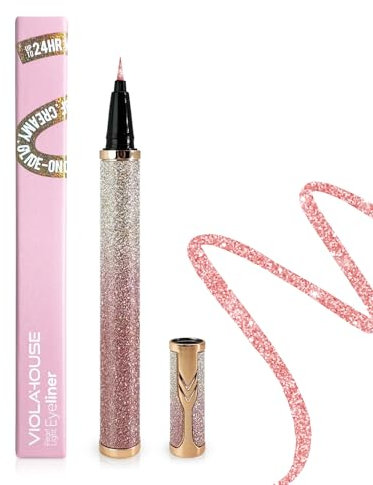 VIOLA HOUSE Liquid Liner, Eyeliner Líquido 24hours Durable, Impermeable, Eyeliner Pen, Maquillaje de Ojos Acabado Mate. (ROJO)
