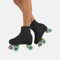 TuttoDanza - Eiskunstlauf-Abdeckung, Rollschuhschutz für Mädchen und Erwachsene, Gleitschuhe auf Rollen oder Schlittschuhen - Made in Italy (Schwarz, Small 35/37)