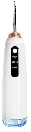 BAYORE H2ofloss - Irrigador dental profesional inalámbrico portátil y recargable IPX7 impermeable para limpieza de dientes, depósito de 300 ml, hogar y viajes (HF6) IPX 7 a prueba de agua