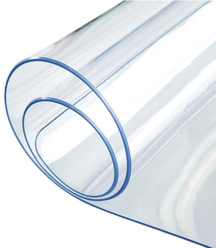 GENERIC Transparente Folie Schutzfolie Tischdecke Tischfolie 2 Mm- Glasklar Folie Tischschutz - Versch Größen, Individuell Zuschneidbarer Abwaschbar Schutztischdecke,70x100cm/28x39in
