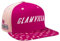 GLAMVILLA Unisex Snapback Cap Kappe, Größenverstellbar, hochwertige Basecap trendig, Outdoor Baseballkappe, Streetwear Style, Weihnachts Geschenk Für Männer Und Frauen (Rosa)