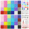 Dazhqp 49000 Stück 2mm Bunte Perlen Für Armbänder, Armbänder Selber Machen Mit Glasperlen, Perlen Zum Auffädeln Set Für Feiertage, Geburtstage, Beads For Jewellery Making