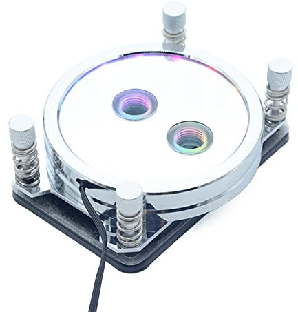 Zdprkqzvz Bloc d'eau CPU pour processeur Ryzen AM3 AM4 3D Ryzen effet refroidisseur 5 V ARGB SYNC