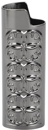 Vintage-Metall-Feuerzeug-Hüllen-Halter, Feuerzeug-Hüllen-Hüllen-Halter-Abdeckung, Vintage-Stil, Metall-Prägungsmuster, Feuerzeug-Hüllen-Halter, Wiederverwendbare Feuerzeug-Hülle