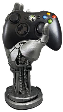 AMJUDOT Supporto per controller di gioco per PS4, PS5, Xbox Switch Pro, supporto da scrivania, supporto da scrivania, accessorio meccanico per videogiochi, decorazione da scrivania (nero)