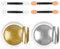 LOPHE Chrome Nail Powder, 2Pcs Upgrade Metallic Holo Nail Powder, Metallic Mirror Glitter Effect, Aurora Pearlescent Nail Chrome Powders, Glazed Donut Nail Powder for Nail Art Design Decoration