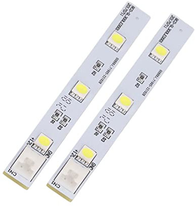 TOPINCN 2 Pack Refrigerators LED Light Bulb, Refrigerator LED Light Strip Refrigerator LED Light Board DC12V Refrigerators LED Light Freezer LED Light Strip for Electrolux BCD SL300LED001
