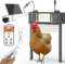 Shinmax Automatische Hühnerklappe Solar App-Steuerung Elektrische Hühnerklappe Automatisch Rolltor mit Fernbedienung,Lichtsensor, Timer und Manuell Hühnertür Automatisch Einklemmschutz Hühnerstall Tür