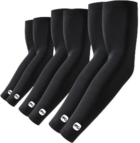 ROCK TAKIN Manicotti per braccia con protezione solare UV, per uomini e donne, UPF 50+, rinfrescanti per coprire le braccia, coperture sportive a compressione