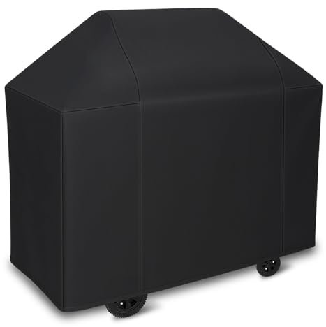 BEOTBRMI Housse de protection pour barbecue extérieur 132,1 cm - Imperméable - Avec sangles réglables - Tissu Oxford pour Weber Spirit 200 et 300