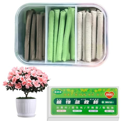 100 Bâtonnets Engrais Plantes Fleuries Vertes Intérieur,Engrais Fleurs Exterieures,pour une Croissance Saine et Vigoureuse, Sans Surfertilisation