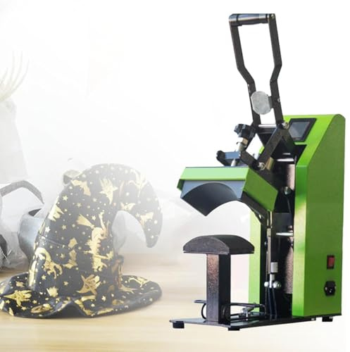 Cap Heat Press Machine with Digital LCD Timer, Sublimation Ironing for Hat Printing, Perfect for Custom Designs