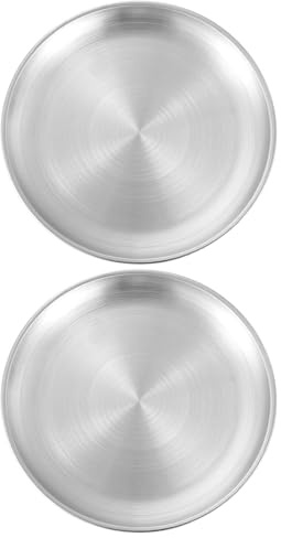 Stainless Steel Cats Bowls,2 PCS Wide Whisker Friendly Cat Dishes Shallow Wide Flat Pets Food Bowls for Cats Kittens & Puppies