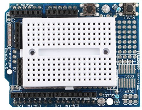HALJIA ProtoShield Prototype Expansion Board with Mini Expansion Bread Board Compatible with Arduino UNO Maga DUE Robot