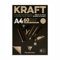 Clairefontaine 975818C Block Kraftpapier (60 Blatt, DIN A4, 21 x 29,7cm, 90g) 1 Stück, braun