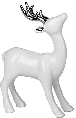 Klp Hirsch Deko Tier Figur Garten Skulptur Statue Rentier Elch REH Bock Geweih Büste