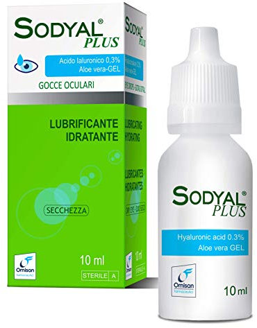 Omisan SODYAL PLUS Augentropfen mit Aloe Vera und 0,3% Hyaluron 10 ml