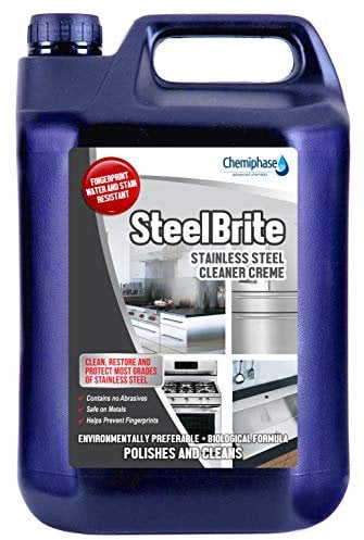 Steel Brite Stainless Steel Cleaner, Stainless Steel Polish 1 x 5 litres