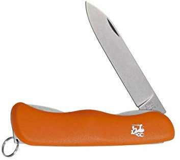 Mikov Tradition 1794 Taschenmesser PRAKTIK, Orange, 9 cm, Linerlock, scharfes Klappmesser für: Jagd, Angeln, Camping, NUZ 115-NH-1, Mehrfarbig
