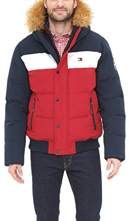Tommy Hilfiger Herren Arctic Cloth Gesteppte Schnorchelbomberjacke