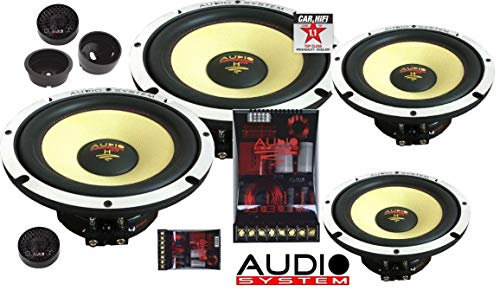 Audio System H 165 EVO 2-4 Helon Series 2-OHM 16,5cm Doppelkomposystem EXTREM KICKBASS Lautsprecher