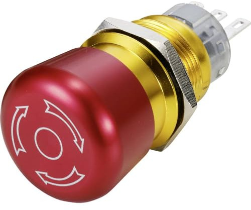 TRU COMPONENTS Not-Aus-Schalter 3 A 1 Öffner IP65 1 St.