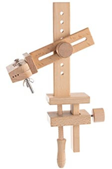 The Quilted Bear Versatile Extendable & Adjustable Large Table Clamp - Beech Wood Embroidery Hoop & Tapestry Frame Holder for Embroidery, Quilting, Tapestry & Needlecrafts