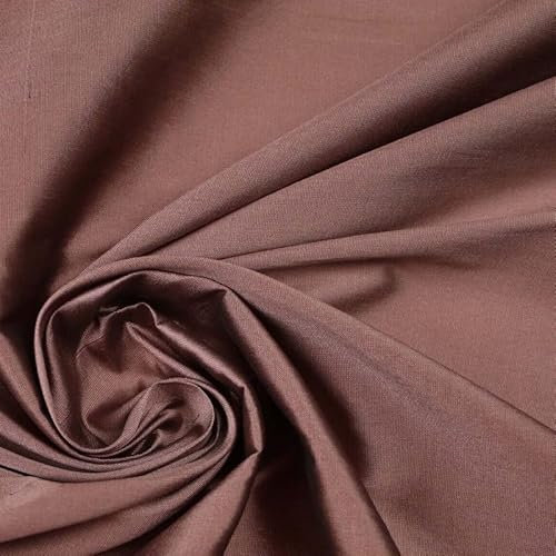 Über 55 Farben zweifarbiger Kunstseide-Taft, Kleiderstoff, 147,3 cm (1 Meter, Rose Pink Shot Black 7311)