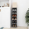 Yumeng Schuhschrank, Shoe Cabinet, Schuhregal, Schuhe Schrank, Flurschrank, Schuschrankkommode, Betongrau 25x27x102 cm Spanplatte