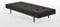 ATLANTIC home collection Polsterliege Bergen mit Kissenrolle, 85/200cm, Schwarz