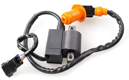 Ignition Coil compatible with Lexmoto FMR 125 EFI WY125T-74R-E4/FMX 125 EFI WY125T-108-E4/Vienna 125 EFI WY125T-121-E4