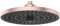 Ideal Standard BD581RO Alu+ 2-Funktionskopfbrause für Dusche, Ø 26 cm, Rosé