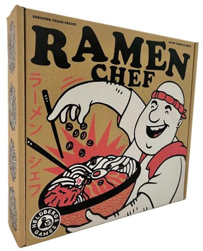Heldbergs Games Ramen Chef – Das kreative Flip-Memo-Spiel für Ramen-Fans! Erlebe Japanisches Design, ideal für Erwachsene und Familien ab 8 Jahren