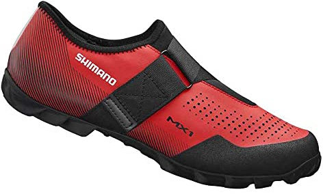 Shimano Unisex Zapatillas SH-MX100 Cycling Shoe, Rot, 43 EU