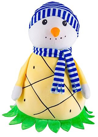 Garneck 1stk Schneemann-Puppe Kidcraft-spielset Weihnachtsdekoration Spielzeug Weihnachtshandwerkspuppe Weihnachtsfrucht-schneemannpuppe Hochwertige Daunenbaumwolle Dekorationen Kind Obst