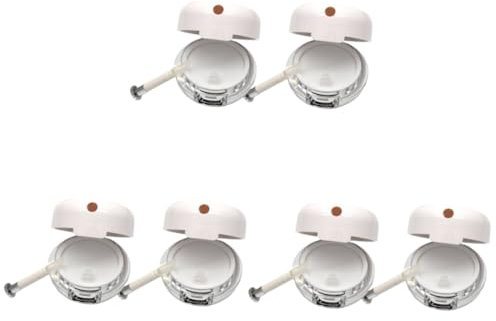 minkissy 6pcs Empty Lip Sleeping Mask Container Silicone Lips Balm Box Gloss Case for Skincare Storage Compatible Brush and Facial Exfoliator