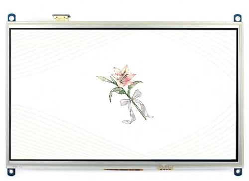 TUOPUONE Pantalla táctil resistiva LCD de 10.1 Pulgadas Compatible con Raspberry Pi/PC 1024 × 600 resolución HDMI Pantalla Interfaz IPS Panel