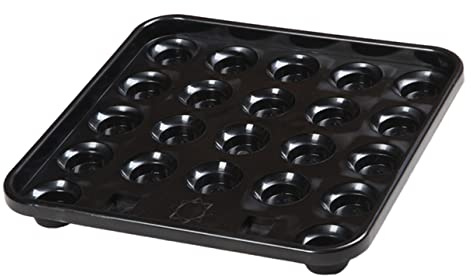 Happyyami Billiard Balls Storage Tray Table Pool Balls Holder Decorative Tray Plastic Storage Holder