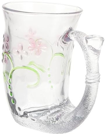 Mikinona Teetasse Aus Glas Mit Meerjungfrauen- Einzigartiges Design Dekorative Tasse Für Kaffee Und Wasser