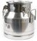 Edelstahl-Milchkanne, robuste Milchkanne, Milchkanne, 20 l, mit versiegeltem Deckel, robust, 20 l/5,5 Gallonen