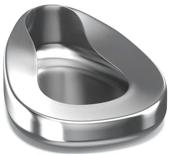 AQUASHIELDING Bettpfannen für ältere Menschen, Bettpfanne aus Edelstahl für Erwachsene aus Metall für medizinische Zentren und den Heimgebrauch