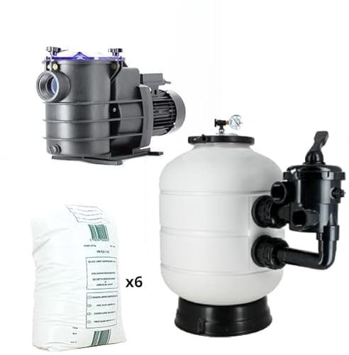 Centrocom Kit Construction Piscine - Pack Filtration Piscine - 8x4 m de