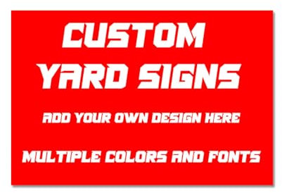 RoPox Cartello SEGNALETICO, Cartello Stradale con Testo e Logo, Pannello Personalizzato, con Testo/Nome/Foto/Logo/Carattere per Garage, Hotel, parcheggio, Scuola, Giardino, indirizzo di casa, 8x12in