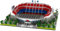 3D-Puzzle, Basse-NOU-Camp-Stadion-Modell, Erwachsene Jungen, hoher Schwierigkeitsgrad beim Zusammenbauen von Spielzeug, Fans-Fußballstadion-Bausteine