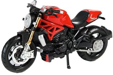 Miniatur Motorfahrzeug Modelle 1/18 Für Ducati 821 Modell Ducati Monster 1200 Modell Mini Motorrad Modell Kuchen Backen Schwarz Rot Druckguss-Nachbildung